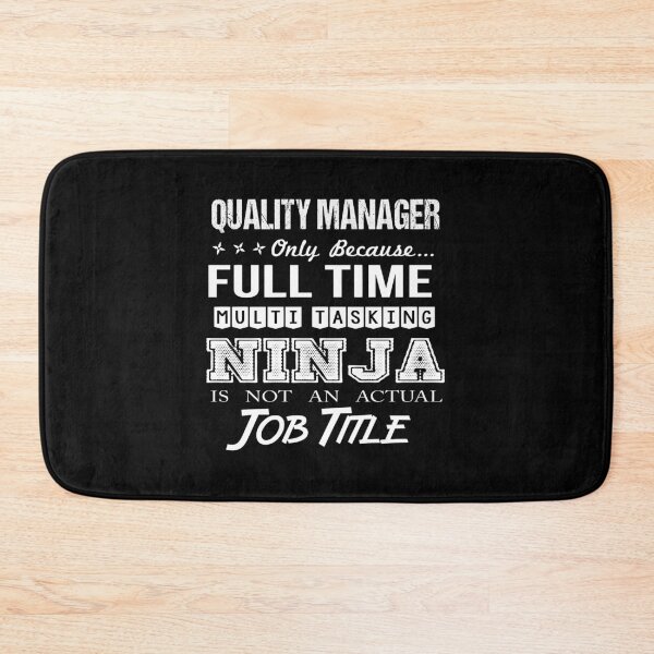 Item preview, Quality Manager T Shirt - Multitasking Ninja Job Gift Item Tee designed and sold by cattontawn.