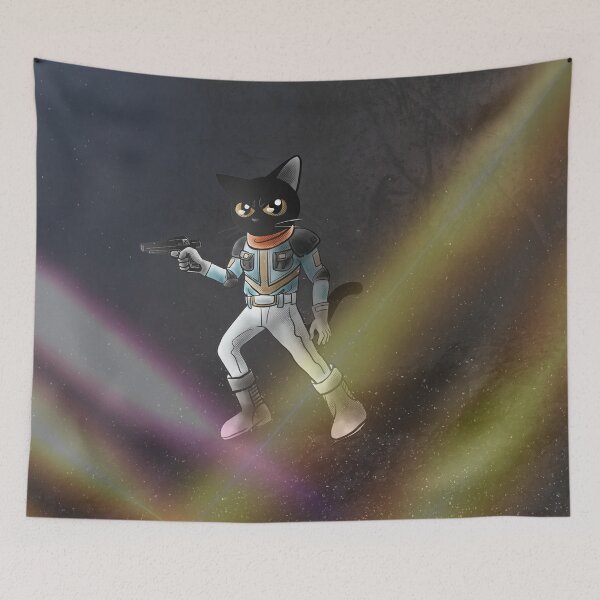 Item preview, Cat space soldier designed and sold by BATKEI ART.