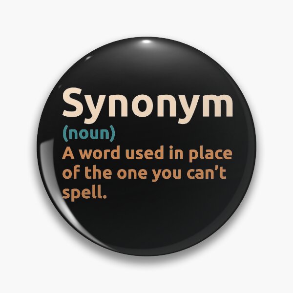 Item preview, Vintage Synonym Definition Funny Grammar Teacher Quote Gift designed and sold by alenaz.