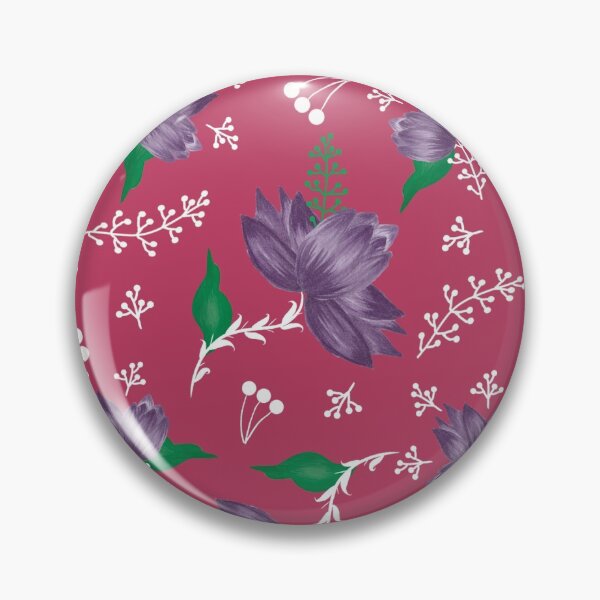 Item preview, Purple tulips in pink garden designed and sold by Lilac Blooms Designs.