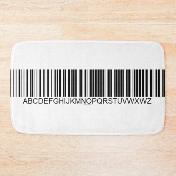 Item preview, Alphabet barcode  designed and sold by designbywhacky.