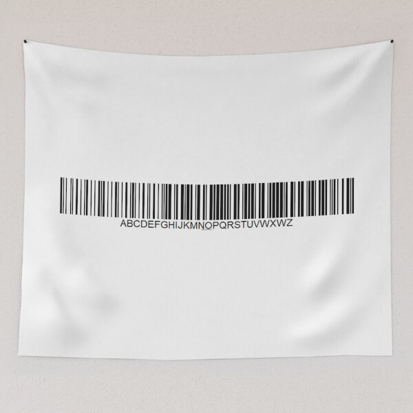 Item preview, Alphabet barcode  designed and sold by designbywhacky.