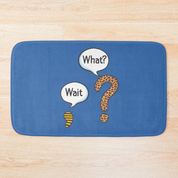 Item preview, Wait What Funny Punctuation Question Mark and Comma Leopard Grammar Lover Joke designed and sold by alenaz.