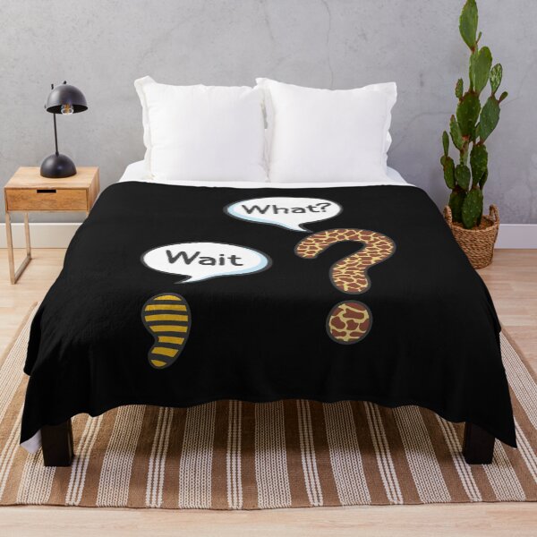 Item preview, Wait What Funny Punctuation Question Mark and Comma Leopard Grammar Lover Joke designed and sold by alenaz.