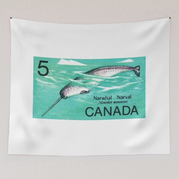 Item preview, 1968 Canada Narwhal Postage Stamp designed and sold by retrographics.