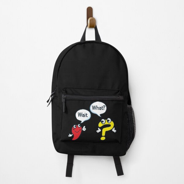 Item preview, Wait What Question Mark and Comma Funny Punctuation Grammar Quote designed and sold by alenaz.