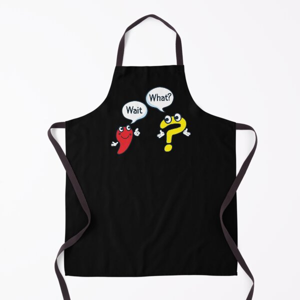 Item preview, Wait What Question Mark and Comma Funny Punctuation Grammar Quote designed and sold by alenaz.