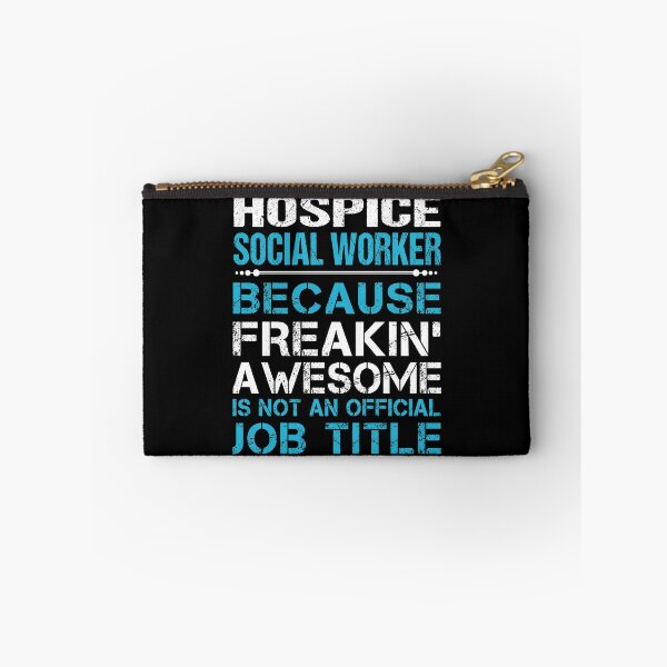 Item preview, Hospice Social Worker T Shirt - Freaking Awesome Gift Item Tee designed and sold by eaneyjulie.