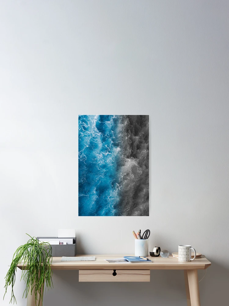 Thumbnail 2 of 3, Poster, Blue ocean designed and sold by Roshan Keenoo.