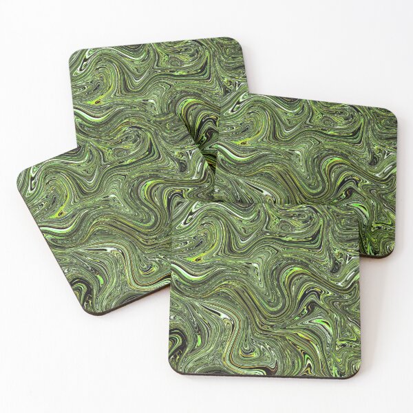Item preview, Abstract Marble (Glossy Green) designed and sold by Flydea.