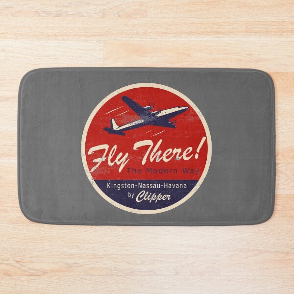 Item preview, Vintage Air Travel - Fly There! The Modern Way (distressed) designed and sold by StrongVlad.