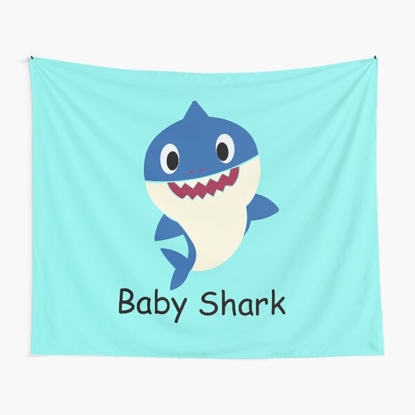 Baby Shark Cartoon Pink Cute Character with a winning Smile Great Kids  Gift Poster for Sale by anarchasm