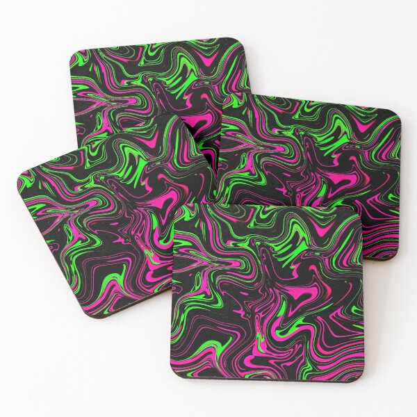 Item preview, Abstract Marble (Green, Purple, & Black) designed and sold by Flydea.