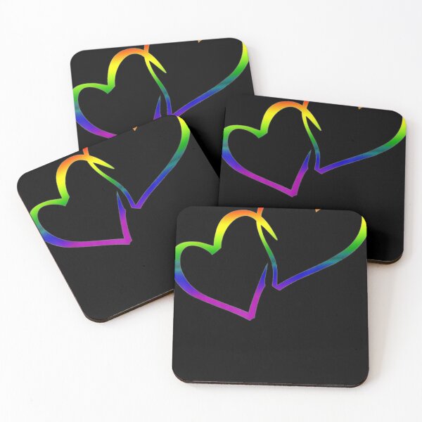 Item preview, Homosexual Pansexuality Rainbow Hearts designed and sold by chanyang333.