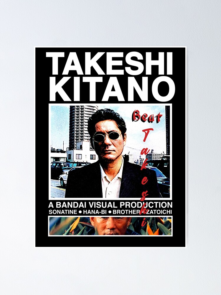 Takeshi Kitano T Shirt Poster For Sale By Galerizate Redbubble