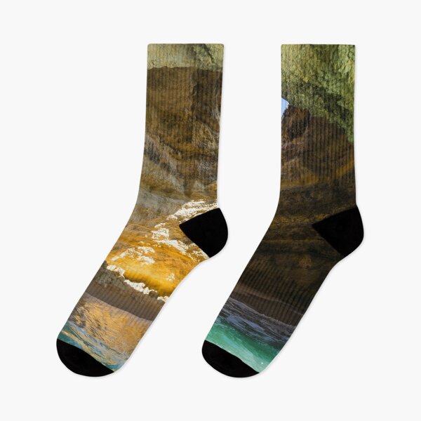 Item preview, Natural Oculus - Inside the Iconic Algar de Benagil Sea Cave in Algarve Portugal designed and sold by Georgia Mizuleva.