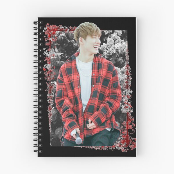 Item preview, Kim Hanbin iKON BI Korean Kpop Floral Design designed and sold by Piosenka Art.