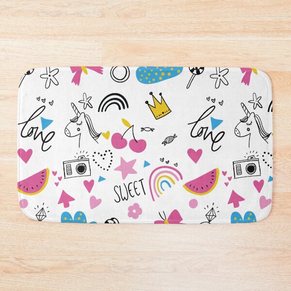 Item preview, Kids Cute Unicorns And Rainbows Pattern  designed and sold by EpicArtz.
