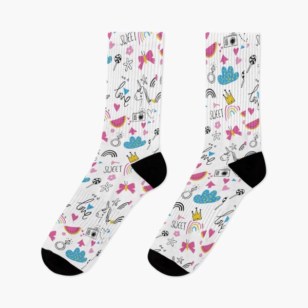 Item preview, Kids Cute Unicorns And Rainbows Pattern  designed and sold by EpicArtz.