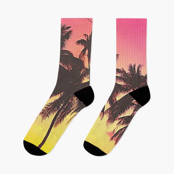 Item preview, Palm Tress in a Pink Sunset  designed and sold by ForeverLawd.