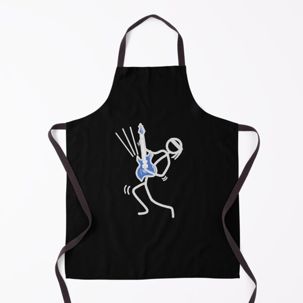 Item preview, Stickman / Playing electric guitar (left handed) designed and sold by LotusCreations.