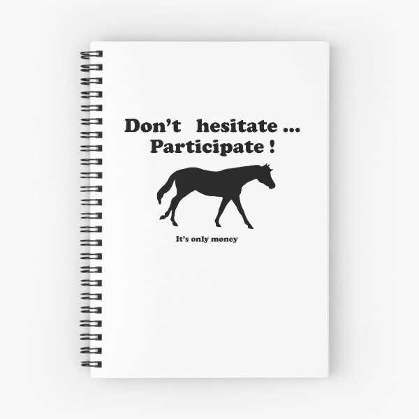 Item preview, Don't Hesitate - Participate (It's only money) designed and sold by Belinda Kranz.