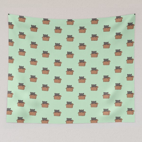 Item preview, Cat in a box designed and sold by AkakoAi.