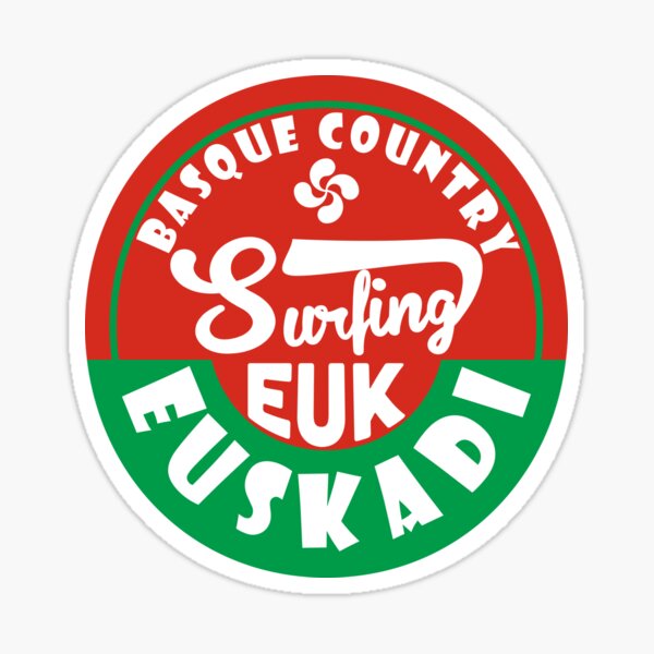 Item preview, Euskadi Basque Country Surf Sticker designed and sold by TonySpencer.