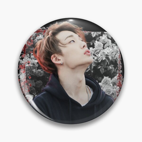 Item preview, Kim Jiwon iKON Bobby Korean Kpop Floral Design designed and sold by Piosenka Art.
