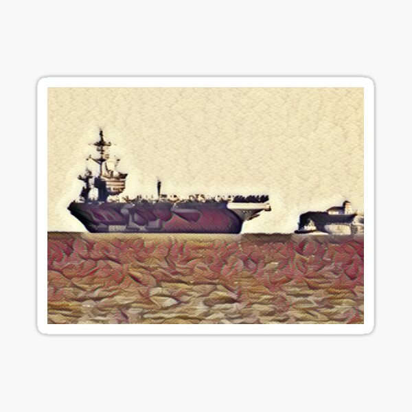 Item preview, Aircraft Carrier Arrival In Weathered designed and sold by Fearless-Fox.