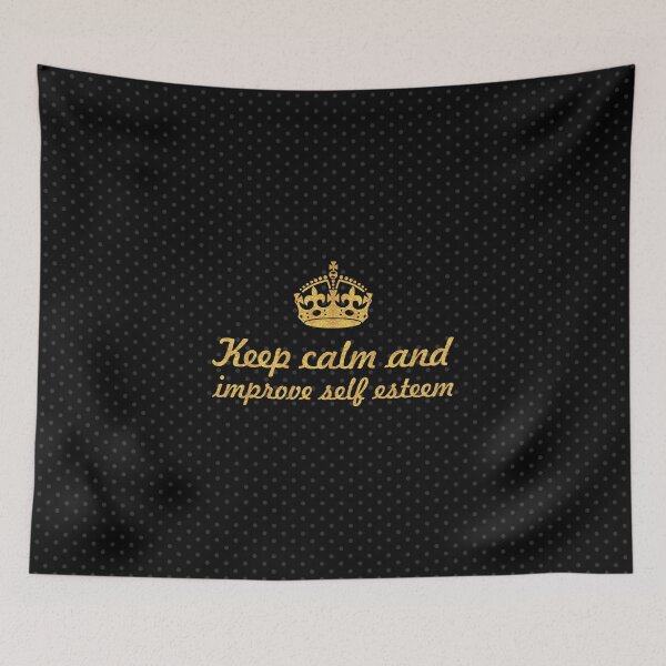 Item preview, Keep calm and improve self esteem... Inspirational Quote designed and sold by Powerofwordss.
