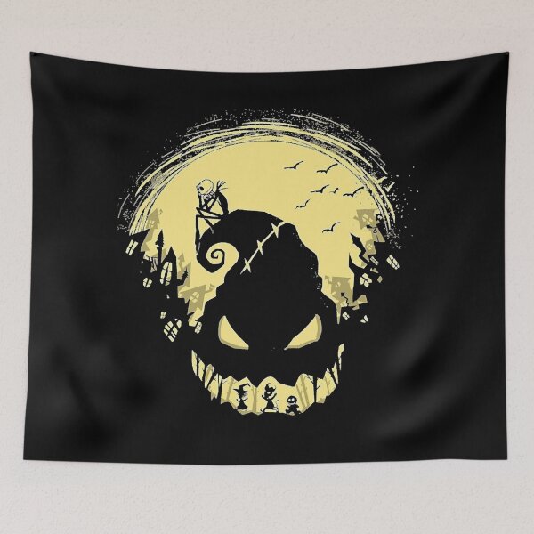 Item preview, nightmare before xmas horror drawing designed and sold by RuffinAmber.