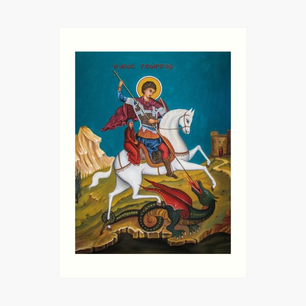 Saint George Art Print