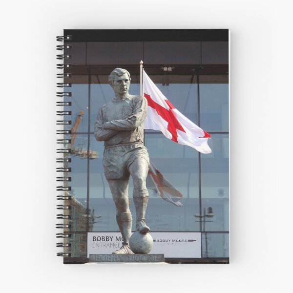 Item preview, Bobby Moore Statue England Flag Wembley Stadium designed and sold by AndyEvansPhotos.