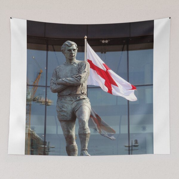 Item preview, Bobby Moore Statue England Flag Wembley Stadium designed and sold by AndyEvansPhotos.