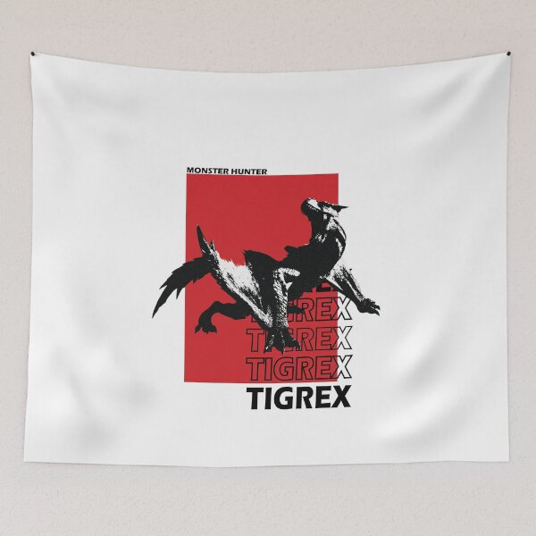Item preview, Black And White Tigrex designed and sold by monsterart-.