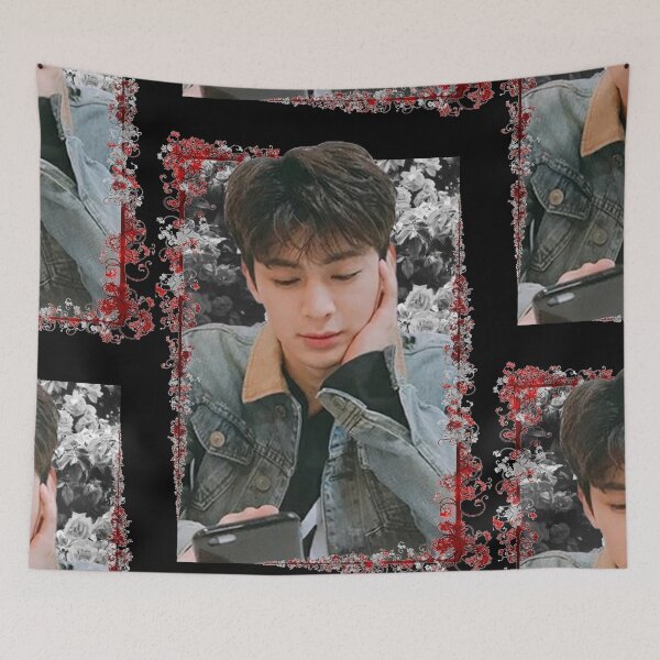 Item preview, Song Yunhyeong iKON Song Korean Kpop Floral Design designed and sold by Piosenka Art.