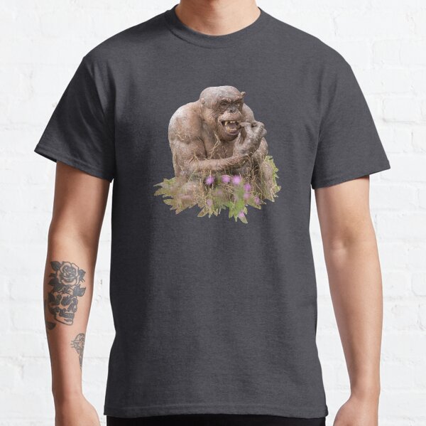 Item preview, Hairless chimp Jambo checking his teeth designed and sold by rawshutterbug.