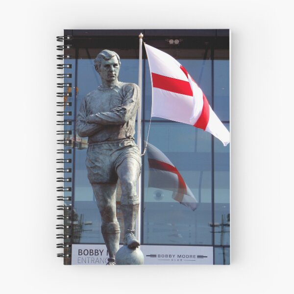Item preview, Bobby Moore Statue England Flag Wembley Stadium designed and sold by AndyEvansPhotos.
