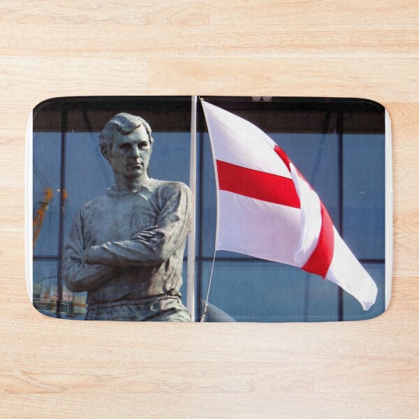 Item preview, Bobby Moore Statue England Flag Wembley Stadium designed and sold by AndyEvansPhotos.