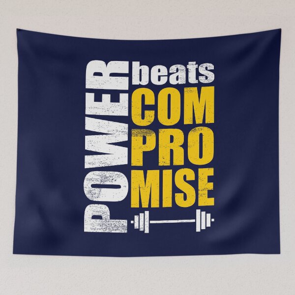Item preview, Power Beats Compromise (Distressed) designed and sold by StrongVlad.