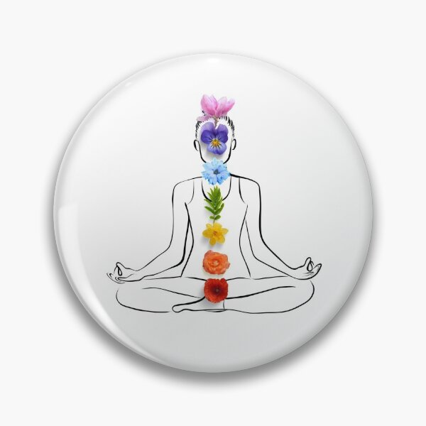 Item preview, The seven chakras, the 7 chakras flower chart designed and sold by helloinnerbeing.