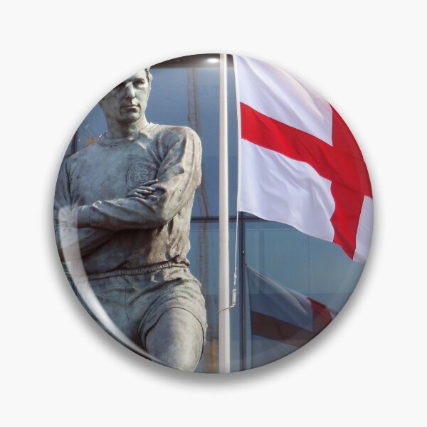 Item preview, Bobby Moore Statue England Flag Wembley Stadium designed and sold by AndyEvansPhotos.