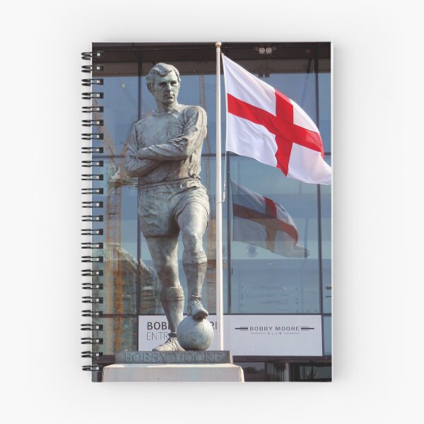 Item preview, Bobby Moore Statue England Flag Wembley Stadium designed and sold by AndyEvansPhotos.