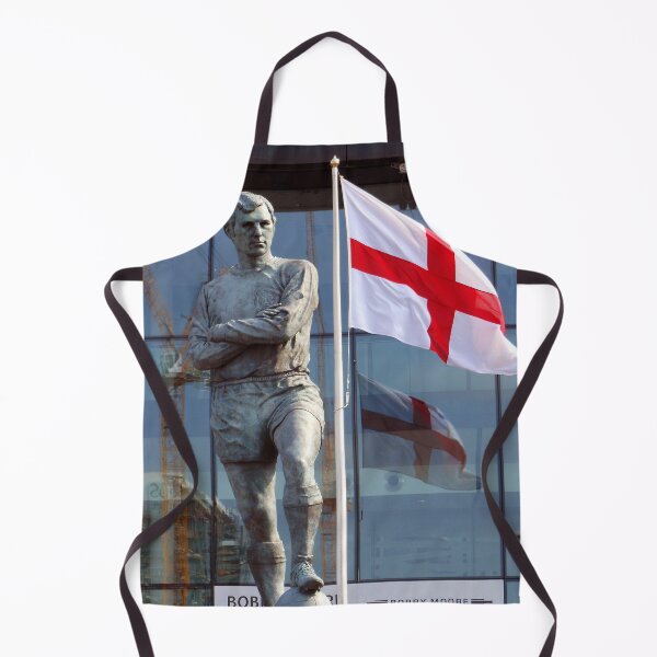 Item preview, Bobby Moore Statue England Flag Wembley Stadium designed and sold by AndyEvansPhotos.