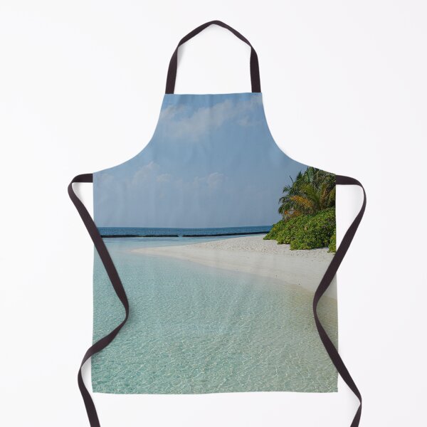 Item preview, Blue turquoise clear water, blue sky in tropical paradise in Maldives, Indian Ocean designed and sold by HTPOP.