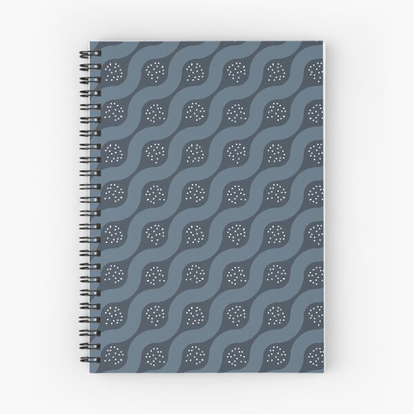 Item preview, Blue Wavy Line With Markings designed and sold by KeksWorkroom.