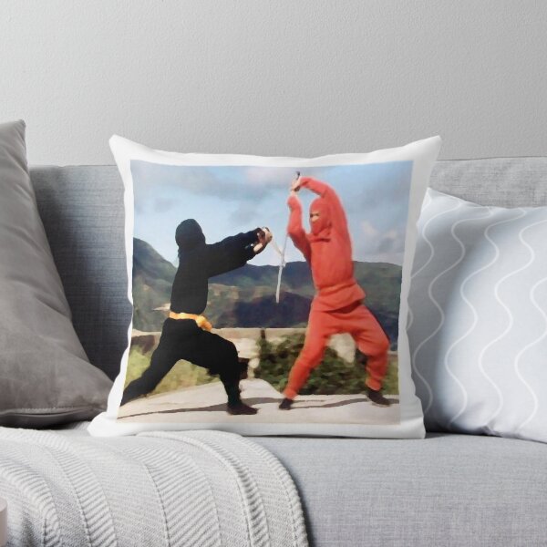 Only a ninja can kill a ninja Throw Pillow