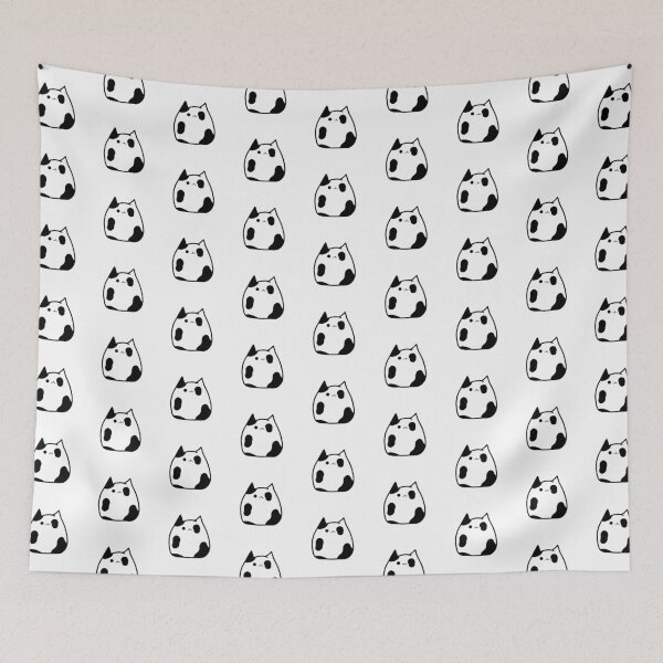 Item preview, Blob Cat (black) designed and sold by Chloezzzz.