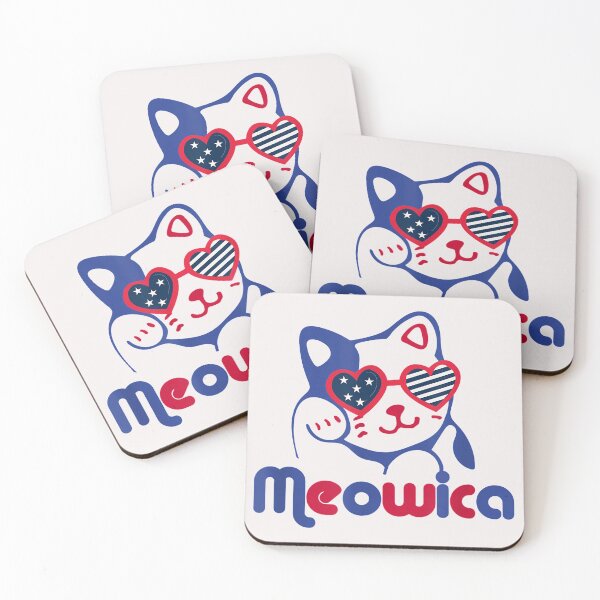 Item preview, MEOWICA - Funny America Cat designed and sold by K-icon.